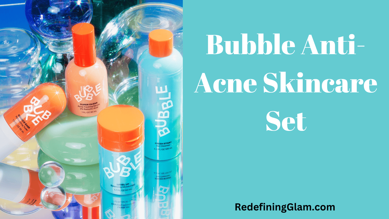 Bubble anti-acne skincare set