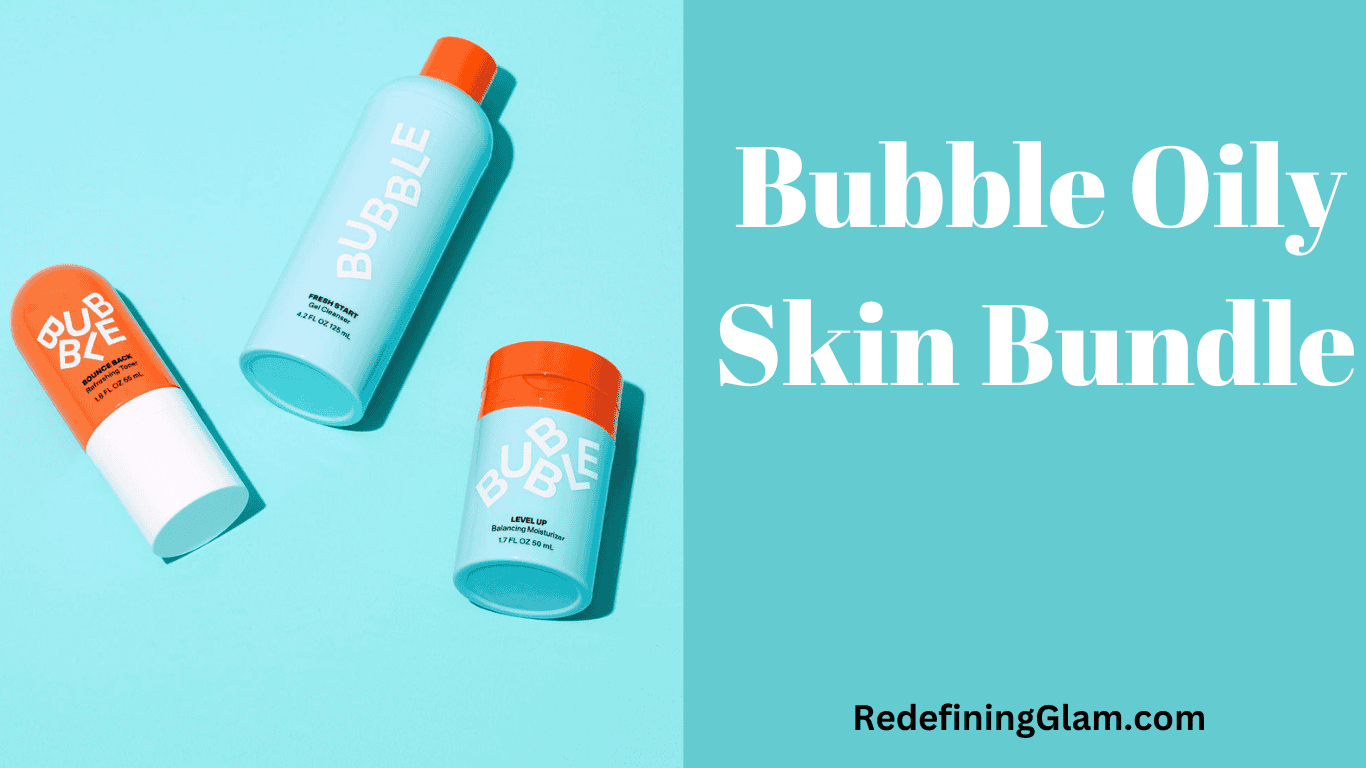 Bubble oily skincare set